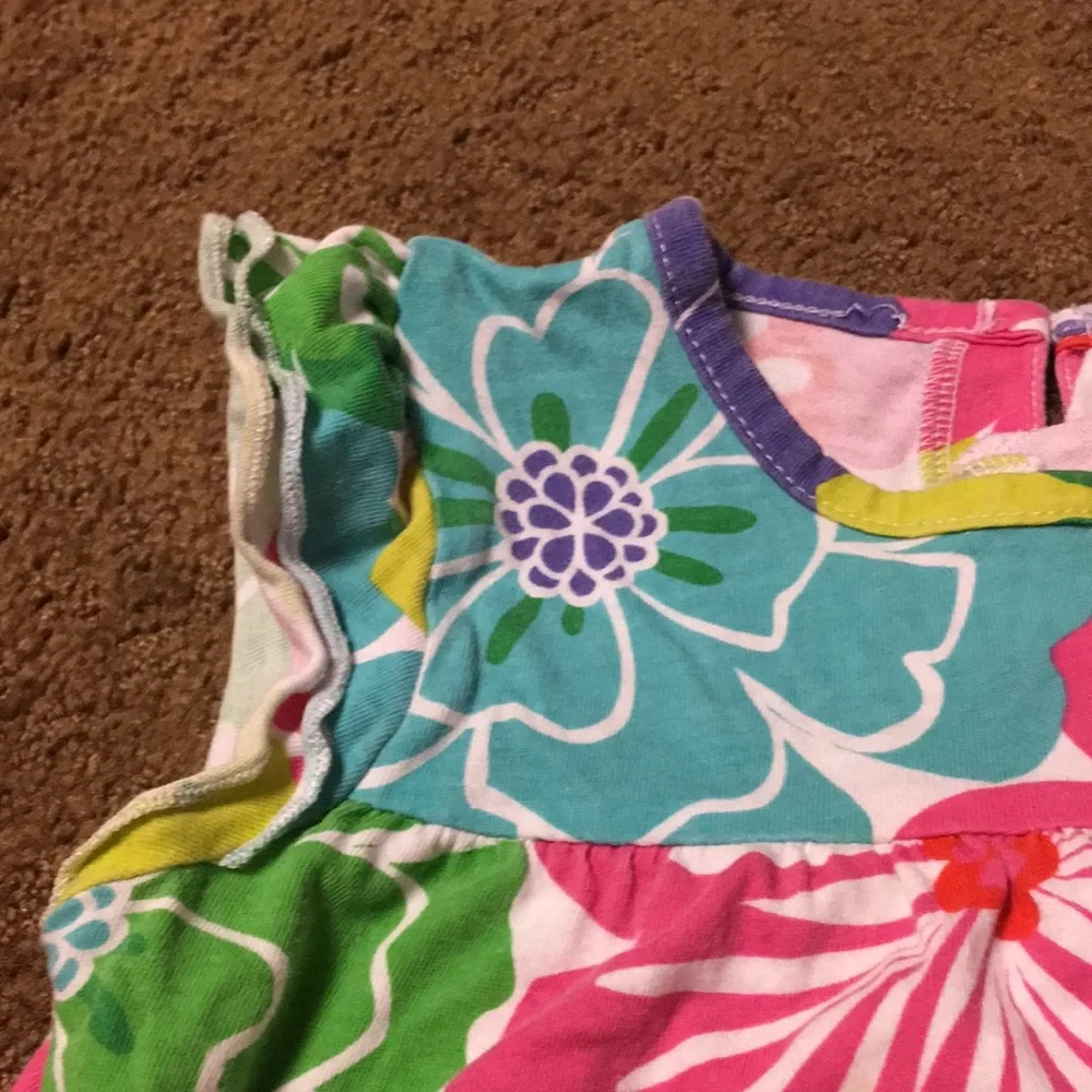 Carters shirt Girls 3T no sleeve floral tropical